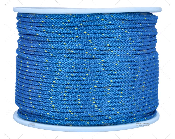 ROPE  LIROS PRESTRETCH 05mm BLUE/ 250m