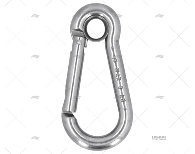 MOSCHETTONE CON OCCHIELLO  08mm INOX KONG