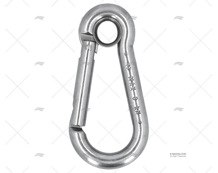 MOSCHETTONE CON OCCHIELLO  08mm INOX KONG