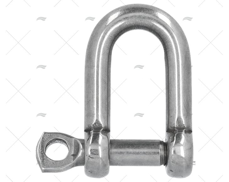 SHACKLE 'D'  8mm S.S.316