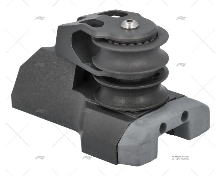 ENDSTOP T-1  W/2 SHEAVES LEWMAR