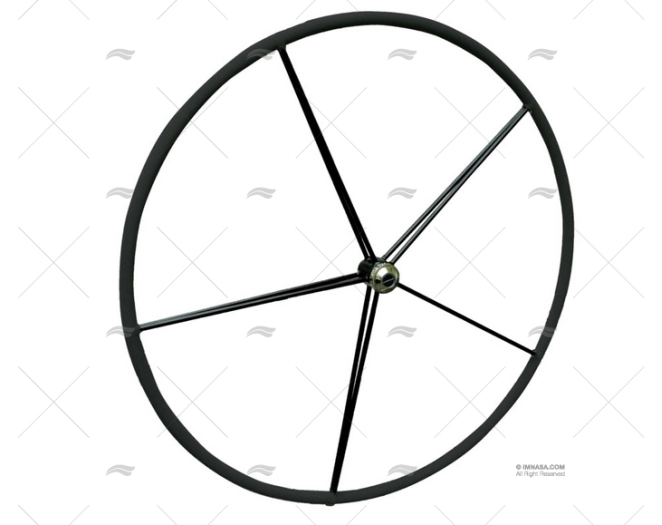 RODA FASTNET COURO PRETO 160mm LEWMAR