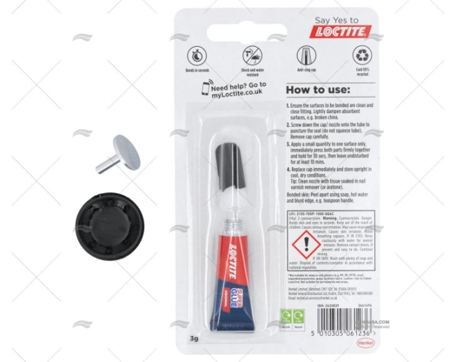 PULSANTE GOMMA +KIT DI PISTONE LEWMAR
