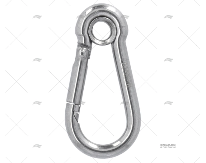 MOSQUETÃO INOX-316 COM OLHAL 04x40mm