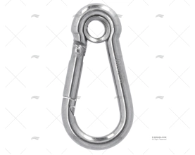 MOSQUETÃO INOX-316 COM OLHAL 04x40mm