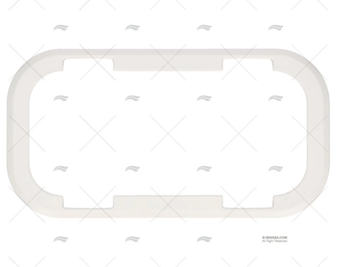 MOLDURA PLÁSTICO ST1 COR BRANCO LEWMAR