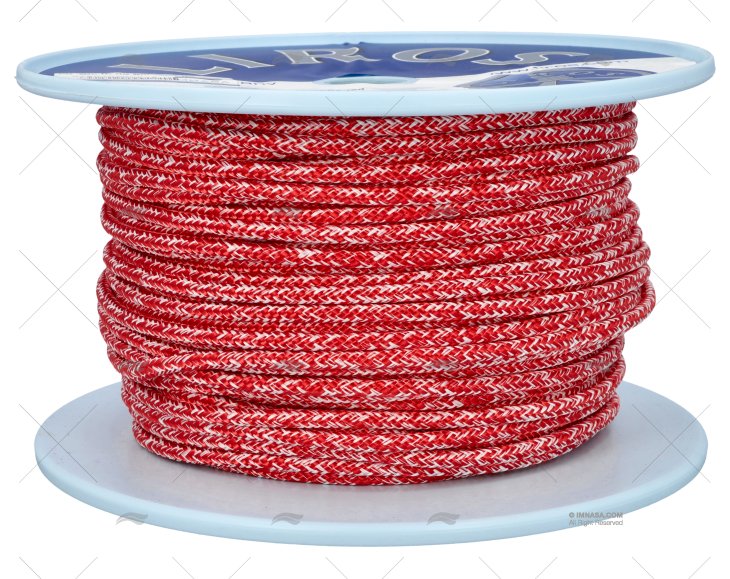 ROPE  MAGIC PRO 06mm WHITE/RED100MT