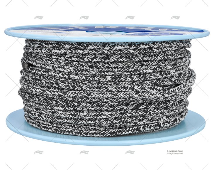 ROPE  MAGIC PRO 08mm WHITE/BLACK 100m LIROS