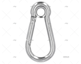 MOSQUETÃO INOX-316 COM OLHAL 06x60mm