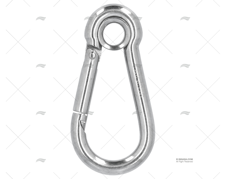 CARABINE HOOK W/ EYE S.S.316 6x60mm