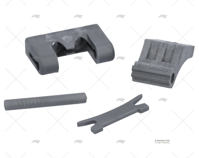 KIT BISAGRAS GRIS LEWMAR