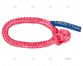 MANILLE TEXTIL 06mm ROUGE C. MAX. 0,5t LIROS