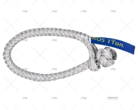 MANILHA TÊXTIL 06mm CINZA C. MÁX.0.5t LIROS