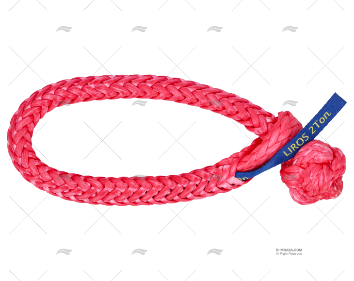 SHACKLE TEXTILE  12mm RED MAX LOAD 1t