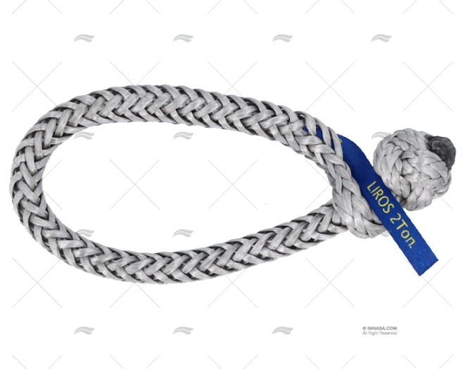 SHACKLE TFFFXTIL 12mm CINZA C. MÁX. 2t LIROS
