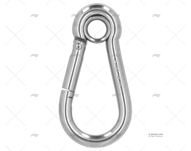 MOSCHETTONE INOX-316 CON ASOLA 08x80mm