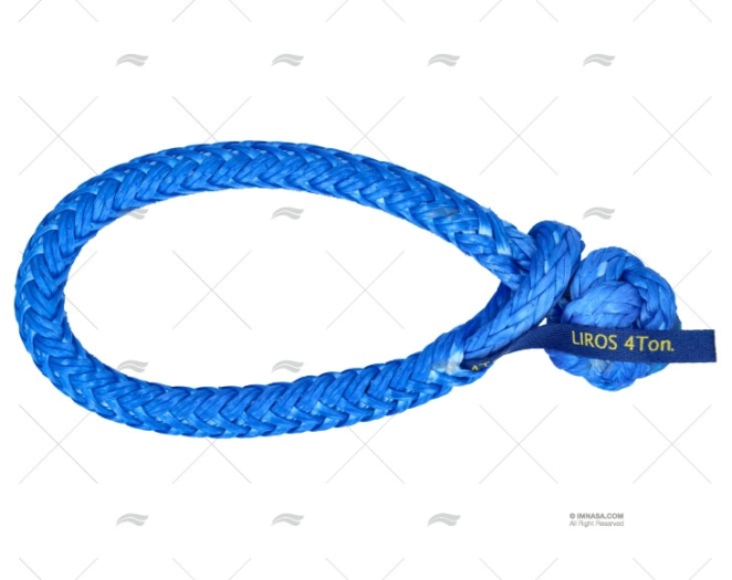 MANILHA TÊXTIL 13mm AZUL C. MÁX 2t LIROS