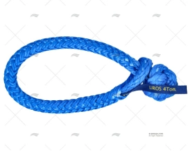 MANILHA TÊXTIL 13mm AZUL C. MÁX 2t LIROS