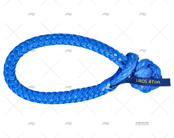 SHACKLE TEXTILE  13mm BLUE MAX LOAD 4t LIROS