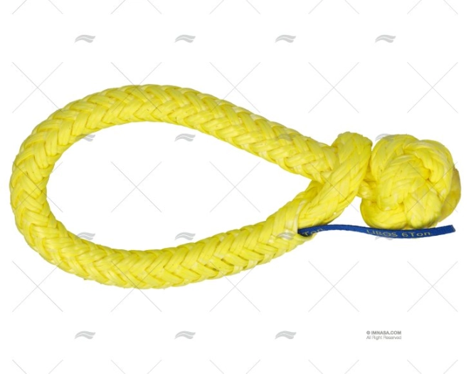 SHACKLE TEXTILE  15mm YELLOW MAX LOAD 6t LIROS
