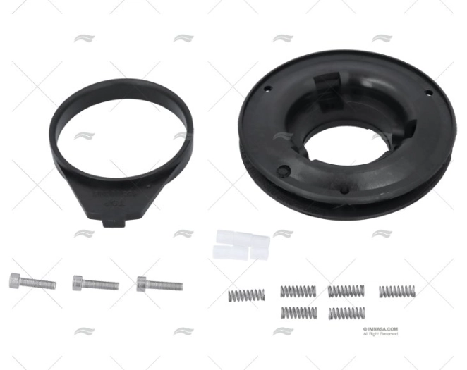 UPPER CLAMP SET FOR 45 EVO LEWMAR