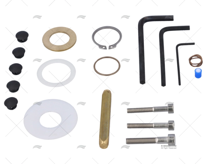 PARAFUSO CHAVETAS E CLIPS PARA V2/3 LEWMAR