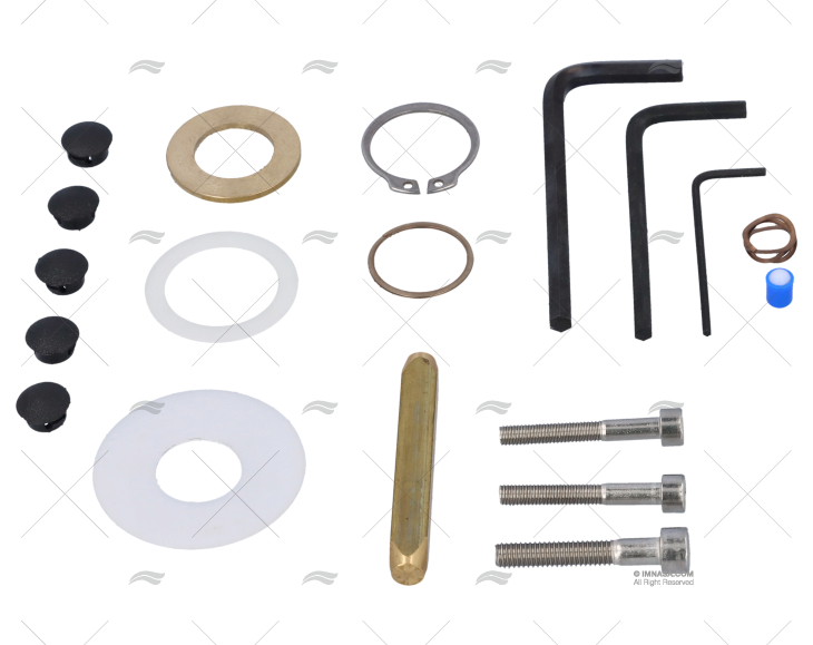 PARAFUSO CHAVETAS E CLIPS PARA V2/3 LEWMAR