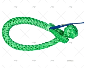 MANILHA TÊXTIL 09mm VERDE C. MÁX 0,75t LIROS