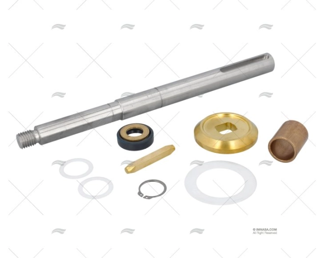 KIT EIXO MOLINETE V2/3 COM SINO LEWMAR