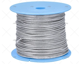 ROPE  LIROS D-PRO 02mm GREY / ROLL 100MT