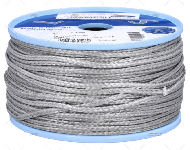 CORDAGE LIROS D-PRO 03mm CARBONNE 100m