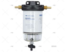 MERCURY FUEL FILTER W/CLEAR BOWL AND ALU