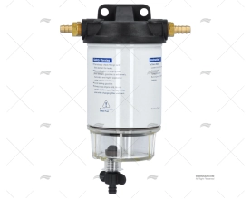 FILTRO CARBURANTE SEPARATORE PLASTICA C/BICCHIERE 10M IMNASA