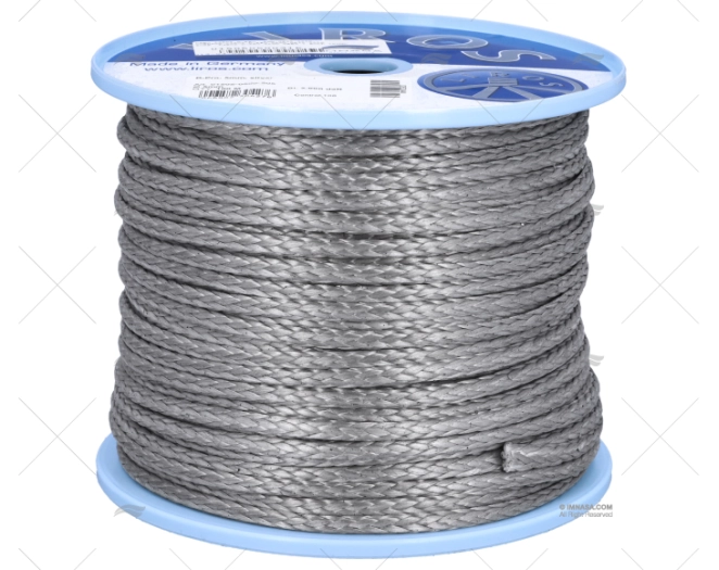 ROPE  LIROS D-PRO 05mm GREY / ROLL 100MT