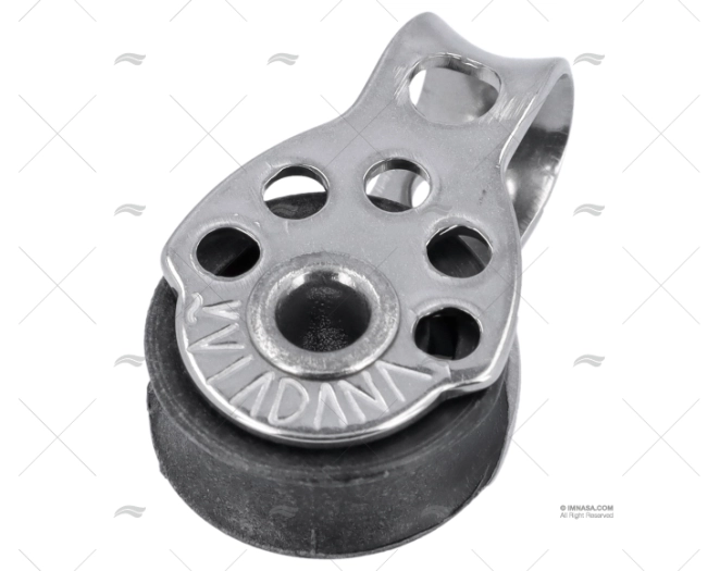 PULEGGIA SINGOLA INOX 17mm VIADANA