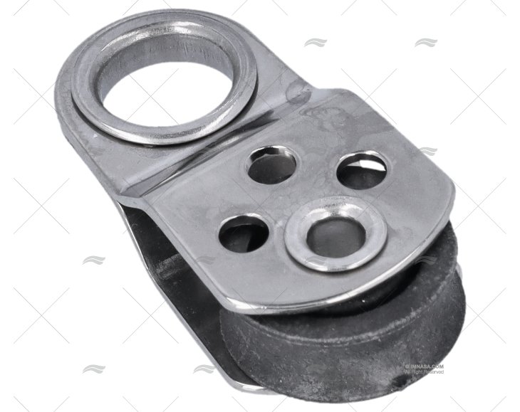 POLIA SIMPLES C/OLHAL 17mm INOX VIADANA