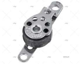 POLIA SIMPLES C/FIXAÇÃO 17mm INOX VIADANA
