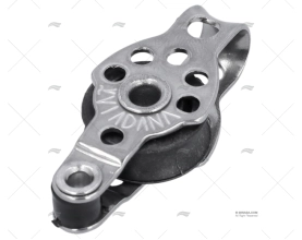 POLIA SIMPLES C/FIXAÇÃO 17mm INOX VIADANA