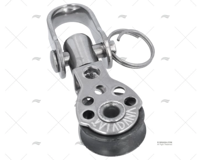 PULEGGIA SEMPLICE C/GIRELLA 17mm INOX VIADANA