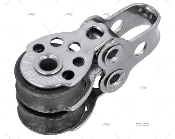 POLIA DUPLO FIXA 17mm INOX VIADANA