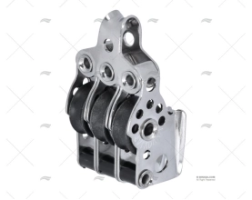 PULEGGIA TRIPLA CON ARRAIGADO 17mm INOX VIADANA
