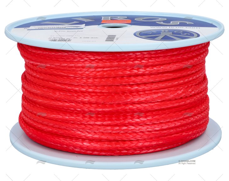 ROPE  LIROS D-PRO 06mm RED / ROLL 100MT