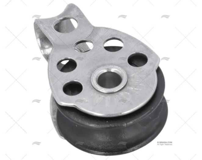PULEGGIA SINGOLA FISSA 25mm INOX VIADANA