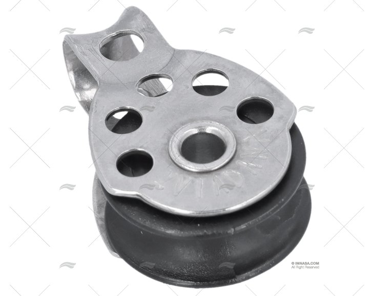 PULEGGIA SINGOLA FISSA 25mm INOX VIADANA