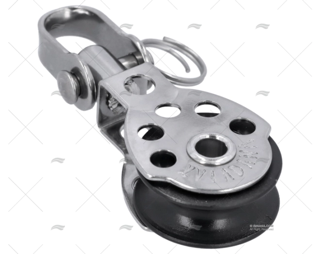 PULEGGIA SEMPLICE C/GIRELLA 25mm INOX VIADANA
