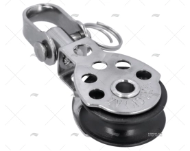 PULEGGIA SEMPLICE C/GIRELLA 25mm INOX VIADANA