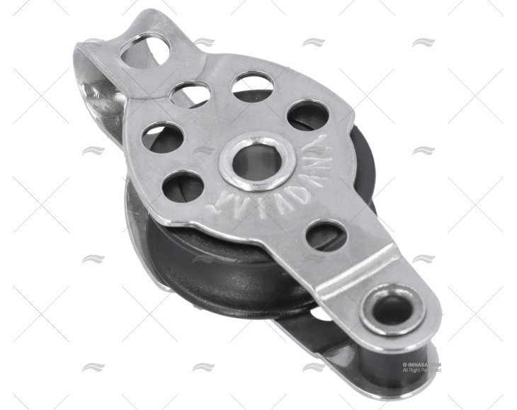 POLIA SIMPLES C/ARRAIGADO 25mm INOX VIADANA