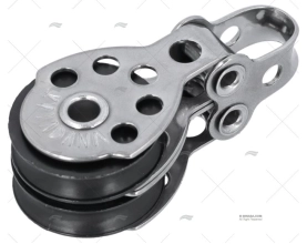 POLIA DUPLO FIXA 25mm INOX VIADANA