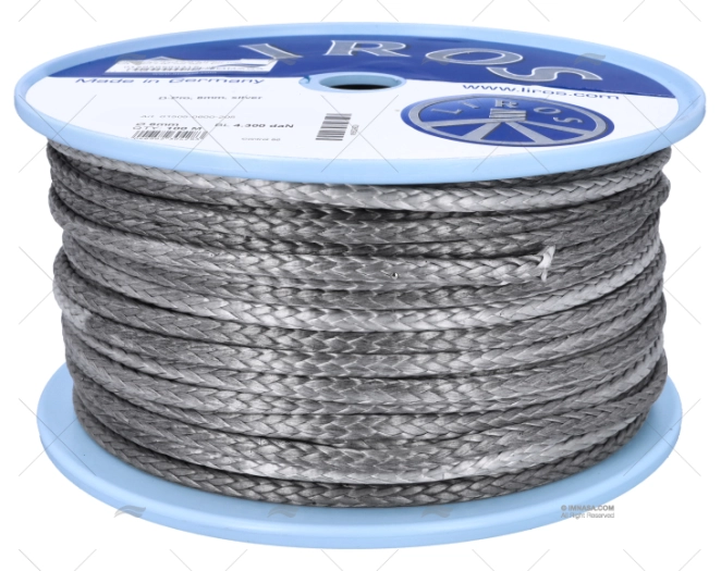 CORDAGE LIROS D-PRO 06mm GRIS 100m