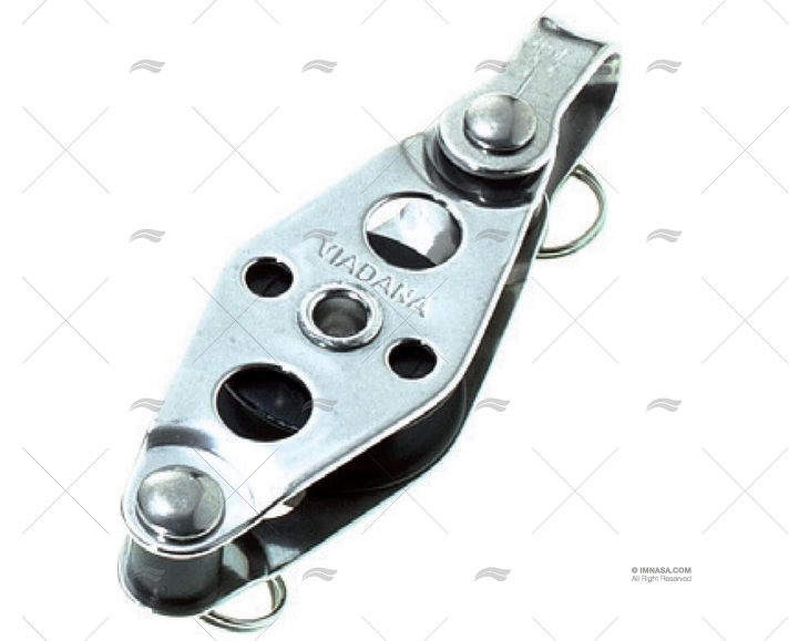 POLIA COM FIXAÇÃO 25mm INOX VIADANA